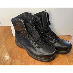 Interceptor Tactical Work Boots Mens Size 11 Black Combat Lace Up ASTM F2413-18